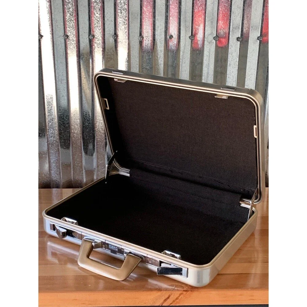 Zero Halliburton Metallic Briefcase for Men
